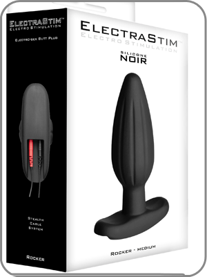 Electrastim Silicone Noir Rocker BP Med EM3106